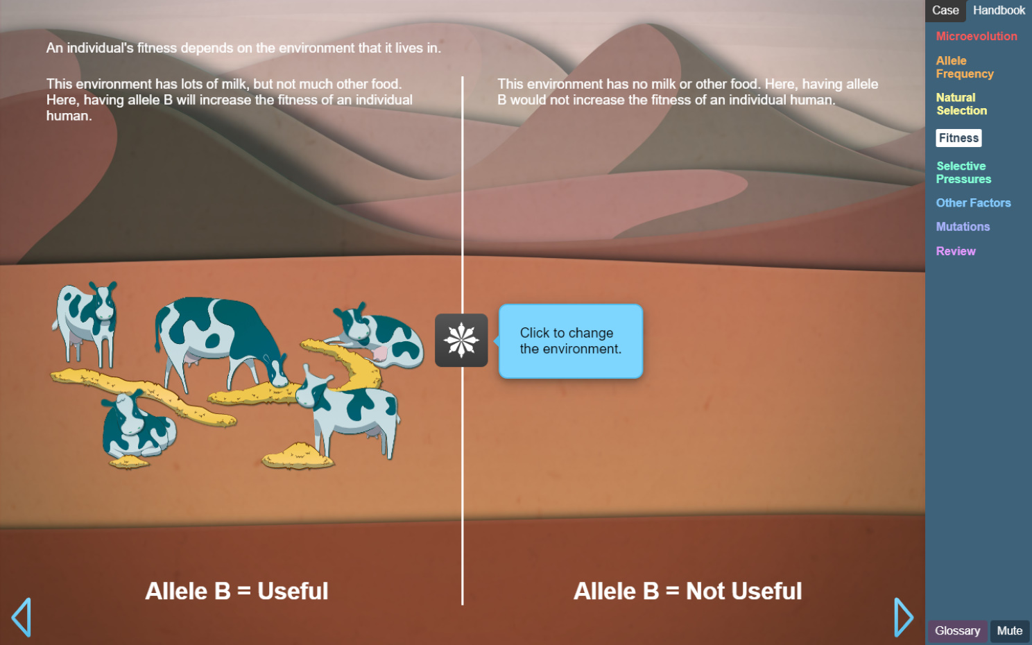 Evolution Stem Case Lesson Info Explorelearning