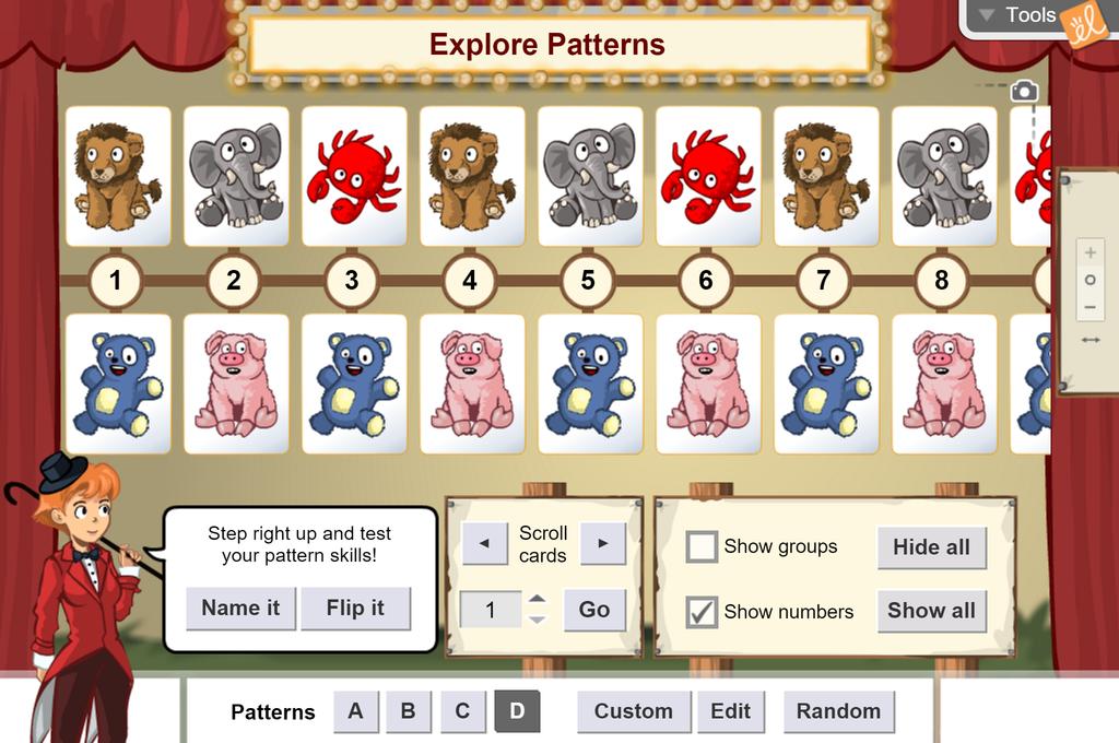 Screenshot of Pattern Flip (Patterns) Gizmo