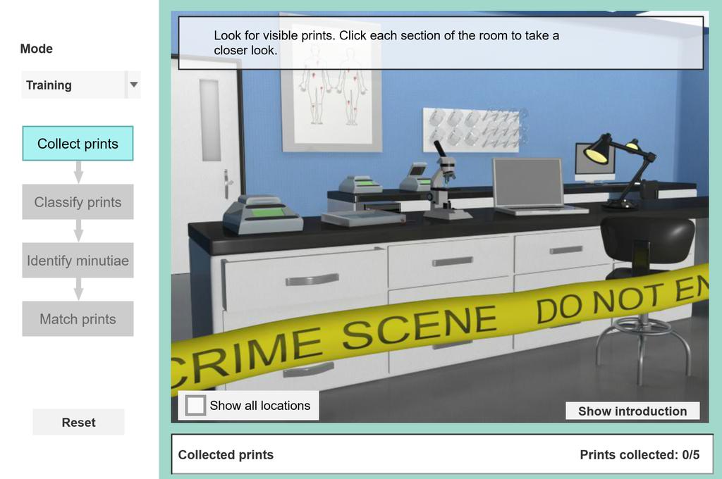 Screenshot of Fingerprinting Gizmo
