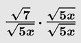 Screenshot of Simplifying Radical Expressions Gizmo