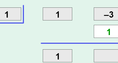 Screenshot of Dividing Polynomials Using Synthetic Division Gizmo