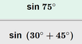 Screenshot of Sum and Difference Identities for Sine and Cosine Gizmo