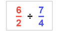 Screenshot of Dividing Fractions Gizmo